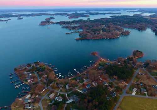What is the widest part of lake norman nc?